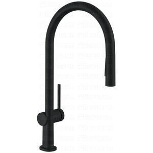 Bateria kuchenna Hansgrohe Talis M54 stojąca czarna matowa (72801670)