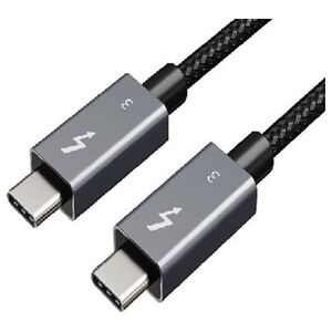 Καλώδιο USB Extra Digital Extra Digital Kabelis Thunderbolt 3, USB-C - USB-C, 40Gbps, 100W, 20V/ 5A, 5K/ 60HZ, 2m 13255112 6975285504670