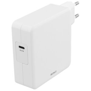 Τροφοδοτικό laptop Deltaco DELTACO 87W USB-C maitinimo šaltinis, greitas įkrovimas, USB-C PD, baltas / USBC-AC117 13358320 7333048036452