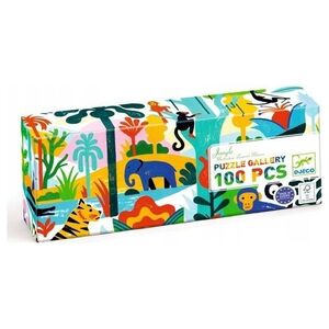 Djeco Puzzle z tektury, Dżungla, 100 elementów