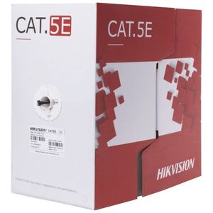Hikvision Hikvision Kabelis ryšio Hik-vision UTP 5E LAUKO PE με μόνωση. Κατηγορία Fca (Gysla-0,50mm, ritė 305m) DS-1LN5EO-UU/E 13453962 6941264021292