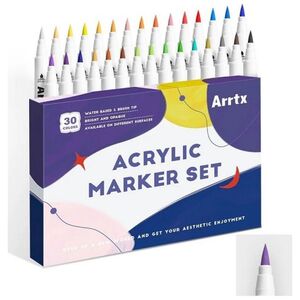 ARRTX Akriliniai markeriai - flomasteriai ARRTX, 30 spalvų 13471934 6974703124674