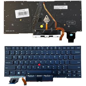 Μνήμη φορητού υπολογιστή Lenovo Klaviatūra LENOVO X1 Carbon Gen 7, για pašvietimu, για trackpoint, Η.Π.Α. 13783829 9990000315567