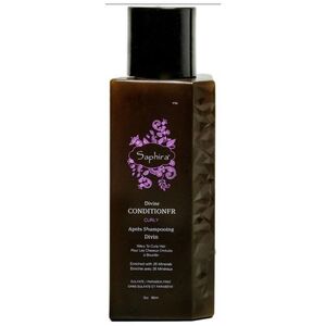 Inoar Saphira Divine Conditioner intensyviai drėkinantis kondicionierius besipučiantiems, besigarbanojantiems plaukams, 90 ml 14039628 4772132009317