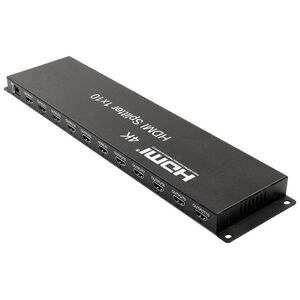 Extra Digital HDMI daliklis 1x10, 3D, 4K 14072770 9990000912506