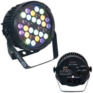 LIGHT4ME LIGHT4ME BLACK PAR 30x3W RGBA-UV LED reflektor sceniczny estradowy