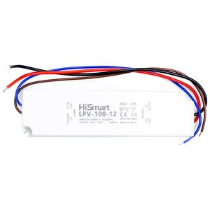 Maitinimo šaltinis 12V, 8.5A, 100W, IP67