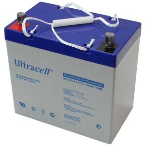 Akumuliatorius Ultracell UCG55-12 (55Ah, 12V, gelinis, gilus iškrovimas)