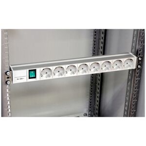 SCHNEIDER ELECTRIC ACTASSI 1U PDU  POWER DISTRIBUTION RAIL 8 SCHUKO SOCKETS+SWITCH 19P VDE