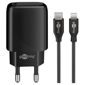 Ładowarka Goobay Zestaw do ładowania Lightning / USB-C PD 20W