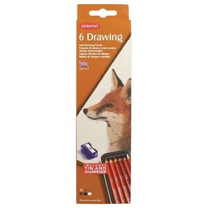Derwent Drawing pencil - 6stk tin