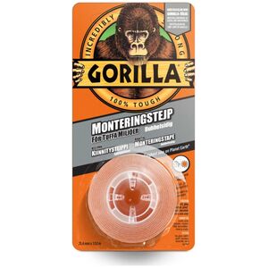 Gorilla Sports Gorilla HD Mounting Tape - 25,4mm - 1,52 m. 13939991 5704947004255