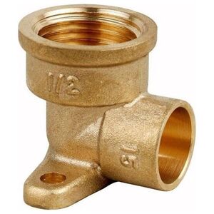 Ferro Elbow με βιδωτά αυτιά LW 15 x 1/2 12208279 5902194911320