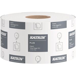 Katrin Toiletpapir Katrin Plus Giga S 2-lags 160m 12 rl/kar 108925 - (12 κύλινδροι σε χαρτοκιβώτιο) 13283650 7316978108925