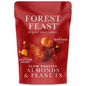 Forest Feast almonds & peanuts with honey and chilli, 120 g