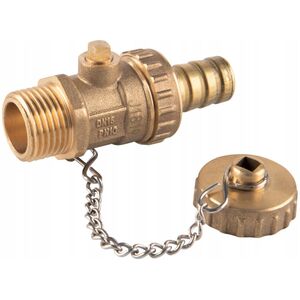 Ferro KUREK KUL.SPUSTOWY GZ1/2",ŚRUT.F-COMFORT
