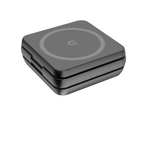 Φορτιστής 1stCOOL 1stCOOL bezdrátová skládací QI nabíječka 3v1, MagSafe, USB-C, μαύρο 14118684 8594192891376
