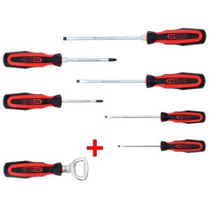 6-piece screwdriver set KS TOOLS with accessory
