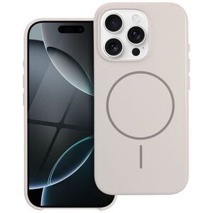 Glossy Mag Cover kompatybilny z MagSafe pasuje do IPHONE 16 PRO biały