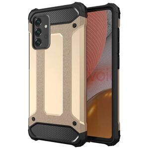 Pancerne hybrydowe etui Hybrid Armor pokrowiec na Samsung Galaxy A56 - złote