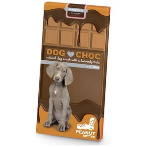 Duvo+ Duvo+ Czekolada Dog Choc Peanutbutter 100g, przysmak dla psów