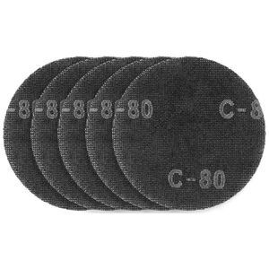 Graphite Siatka ścierna do gipsu na rzep 180 mm, K80, 5szt do szlifierki 59G263