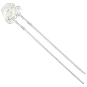 Tru Components TRU COMPONENTS 1577394 LED med ledninger Hvid Klokkeform 5 mm 1900 mcd 100 ° 20 mA