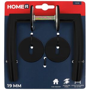Home It Home>it® dørgreb med B-greb 19 mm. matsort