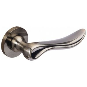 Door handle INOVO ELEGANT 295, antique brass color.