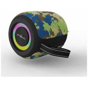 Nešiojama kolonėlė|GEMBIRD|Camouflage|Portable/Wireless|Bluetooth|SPK-BT-LED-05-CM