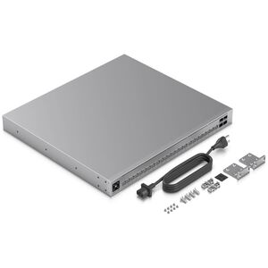 UBIQUITI PRO HD 24 POE PROFESSIONAL-GRADE, LAYER 3 ETHERLIGHTING? SWITCH WITH (2) 10 GBE POE++, (22) 2.5 GBE POE++, AND (4) 10G SFP+ PORTS. 600W TOTAL POE AVAILABILITY
