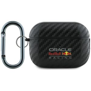Red Bull PU Carbon Logo Case for AirPods Pro 2 Black