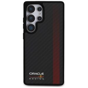 Red Bull Real Carbon Fiber Powerbar MagSafe Case for Samsung Galaxy S25 Ultra Black