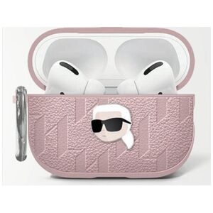 Karl Lagerfeld Monogram Karl Head Case for AirPods 4 Pink