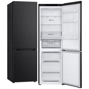 LG Refrigerator | GBV3100EEP | Energy efficiency class E | Free standing | Combi | Height 186 cm | No Frost system | Fridge net capacity 234 L | Freezer net capacity 110 L | Display | 35 dB | Dark Graphite