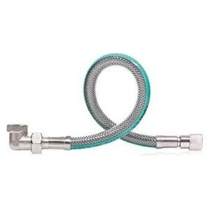 WĄŻ DO GAZU PVC KOLANO+ŚRUBUNEK 1/2 L125