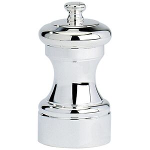 Młynek do przypraw Peugeot Młynek do pieprzu 10 cm Peugeot Bistro posrebrzany mosiądz