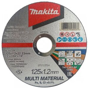 Makita TARCZA TNĄCA UNIWERSALNA 125*1.2*22.23MM