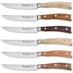Wusthof IKON Zestaw 6 noży stekowch 12 cm w torbie skórzan WSTHOF