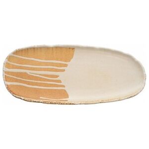 Verlo SAMTO Talerz owalny 35x15 cm kremowy