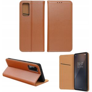 OEM Kabura SMART PRO Book skórzana do IPHONE 16 brązowy