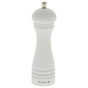 Młynek do przypraw De Buyer JAVA Młynek do pieprzu 18 cm biały matowy