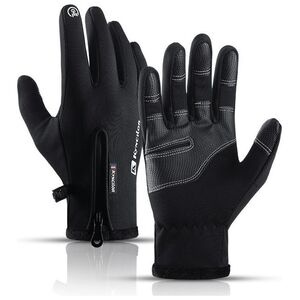 Hurtel Sportowe rękawiczki dotykowe do telefonu zimowe Outdoor roz. L czarne Sportowe rękawiczki dotykowe do telefonu zimowe Outdoor roz. L czarne
