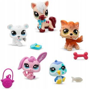 LITTLEST PET SHOP WINTER BESTIES COLLECTORS 5 PK
