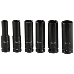 Zestaw narzędzi Geko ZESTAW DŁUGICH NASADEK UDAROWYCH 1/2" 10-21MM 6EL. (20) G10500 GEKO