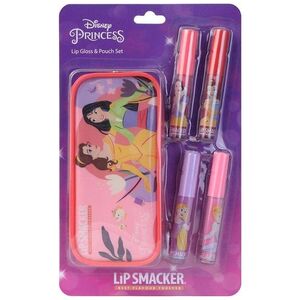 Disney Princess Lip Gloss & Pouch błyszczyki do ust 4x6ml + kosmetyczka