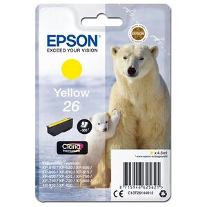 Tusz Epson Tusz C13T26144012, T261440 (yellow)