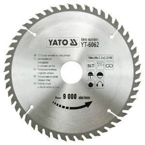 Yato Piła tarczowa do drewna 184x30mm 50z YT-6062