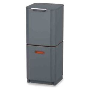 Kosz na śmieci Joseph Joseph Kosz do segregacji 40l Totem Compact, grafito / Joseph Joseph