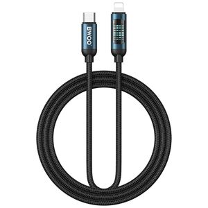 BWOO 27W Braided USB-C to Lightning cable, with animation light 1m 6933654813761